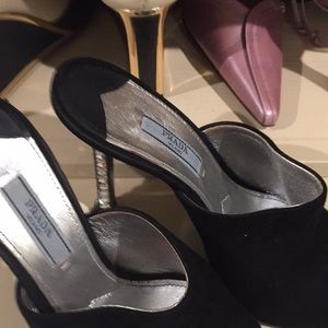 Jewel heels by Prada.